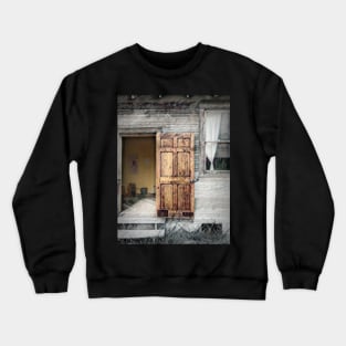 Window and Door Dust Bowl House Crewneck Sweatshirt